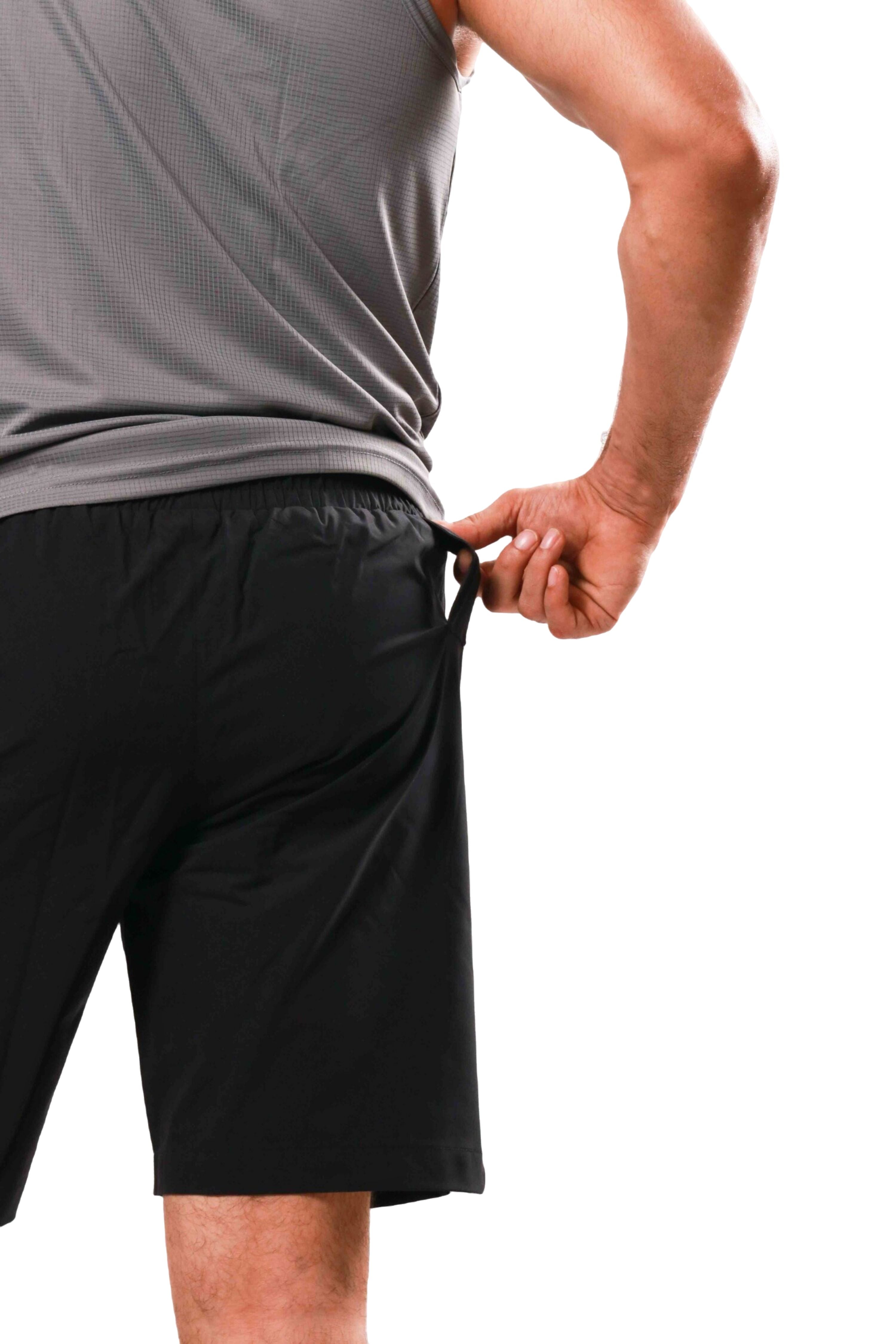 2 - in - 1 Compression Shorts - Black/Black - Flecto