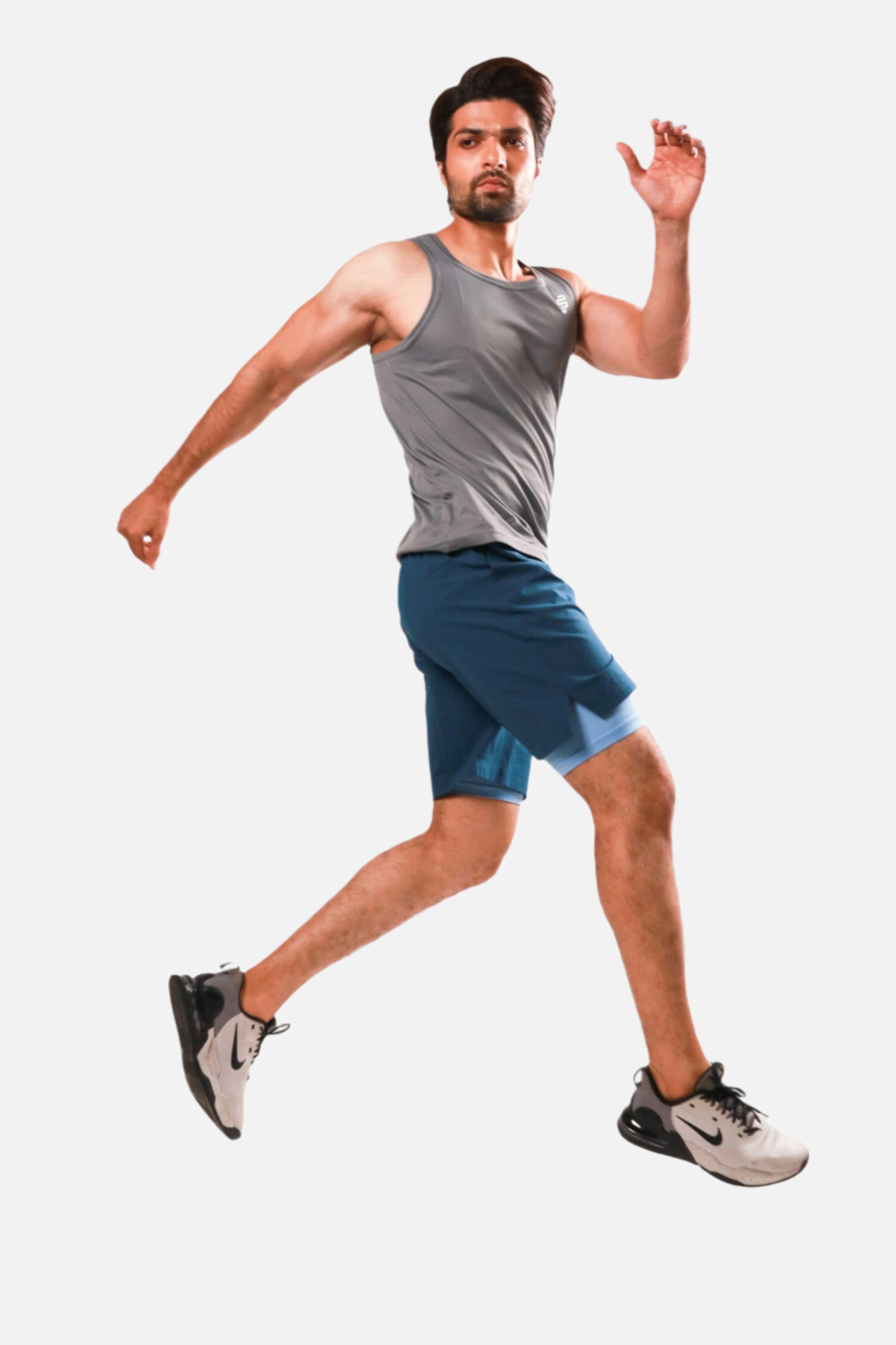 Compression Shorts – Deep Teal with inner compression layer for high-performance training