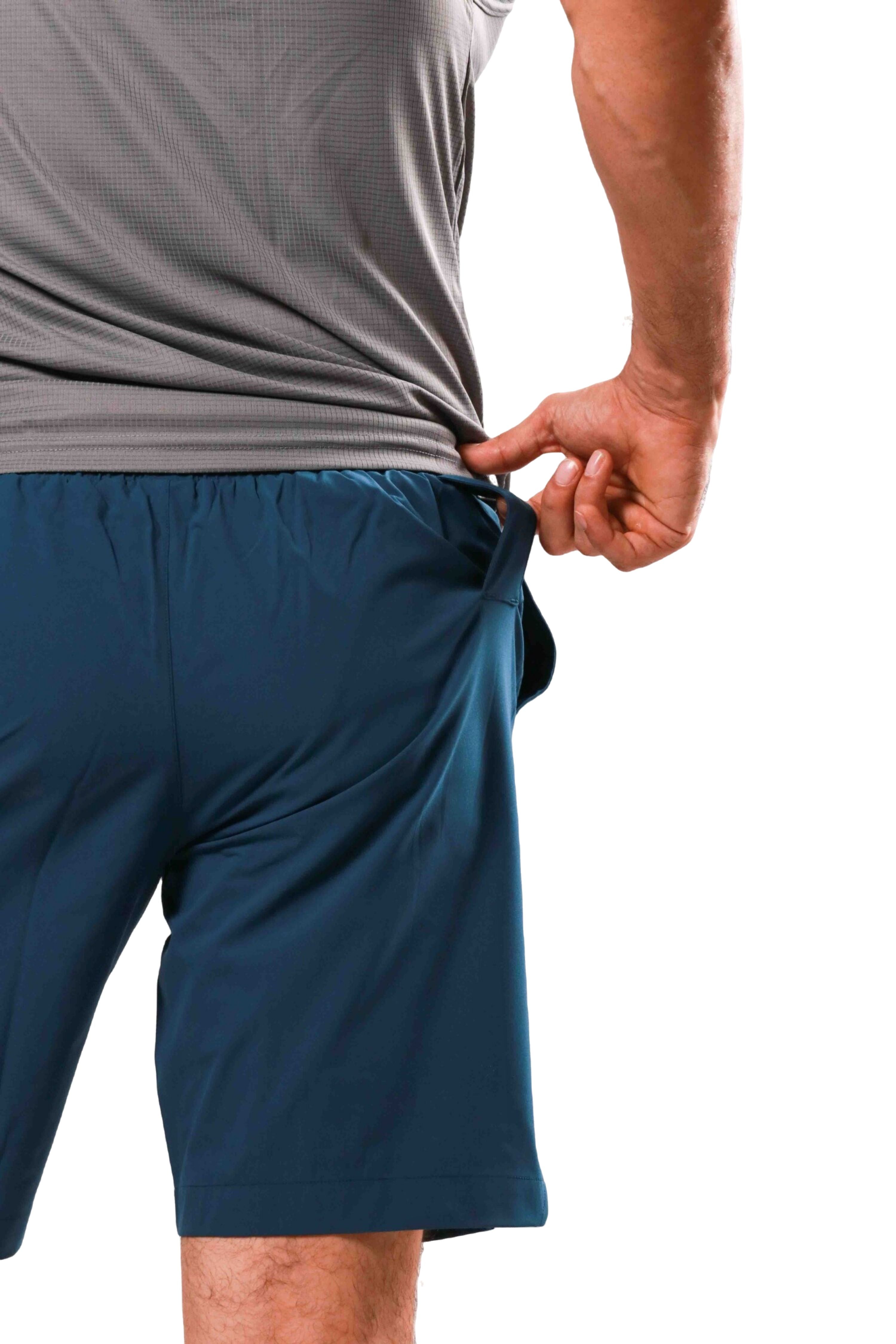 2 - in - 1 Compression Shorts - Deep Teal/Sky - Flecto