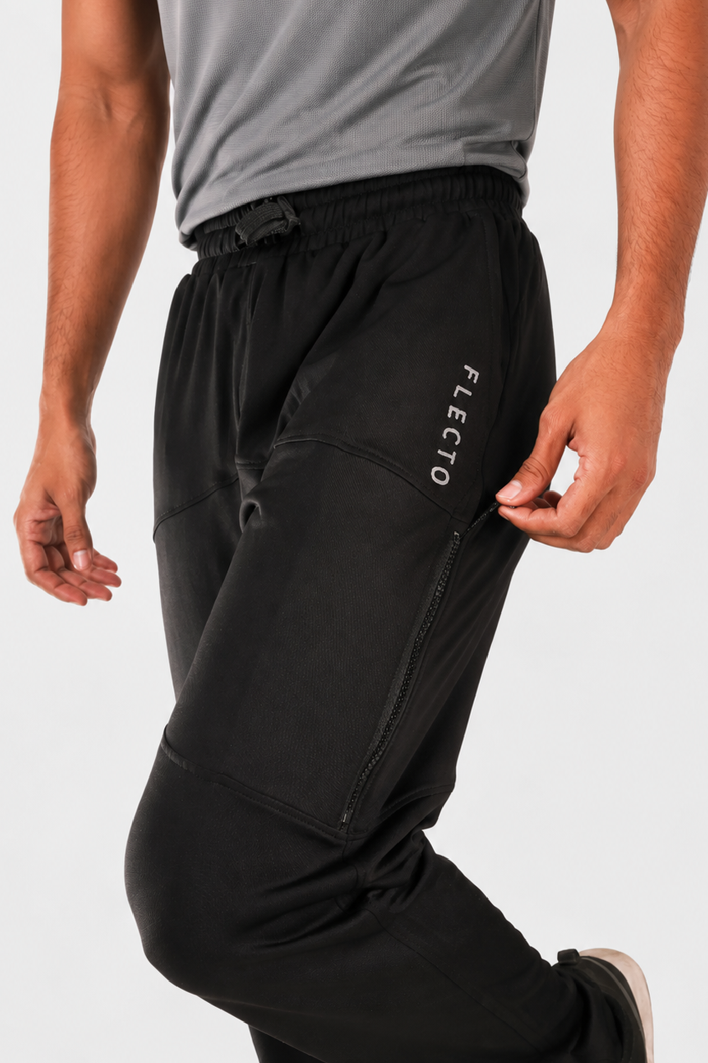 Grey Stringer and Track Pants