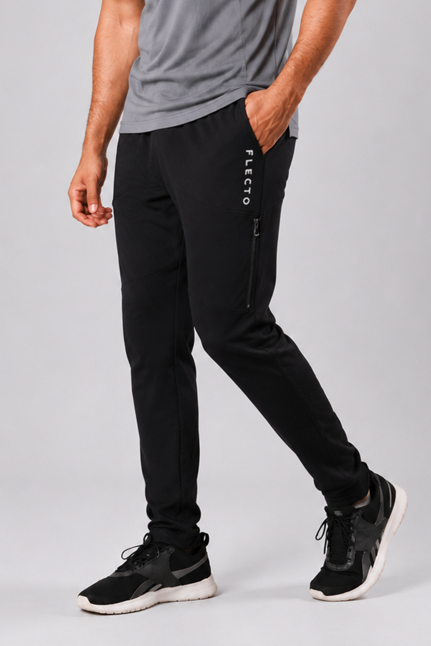 Grey Stringer and Track Pants