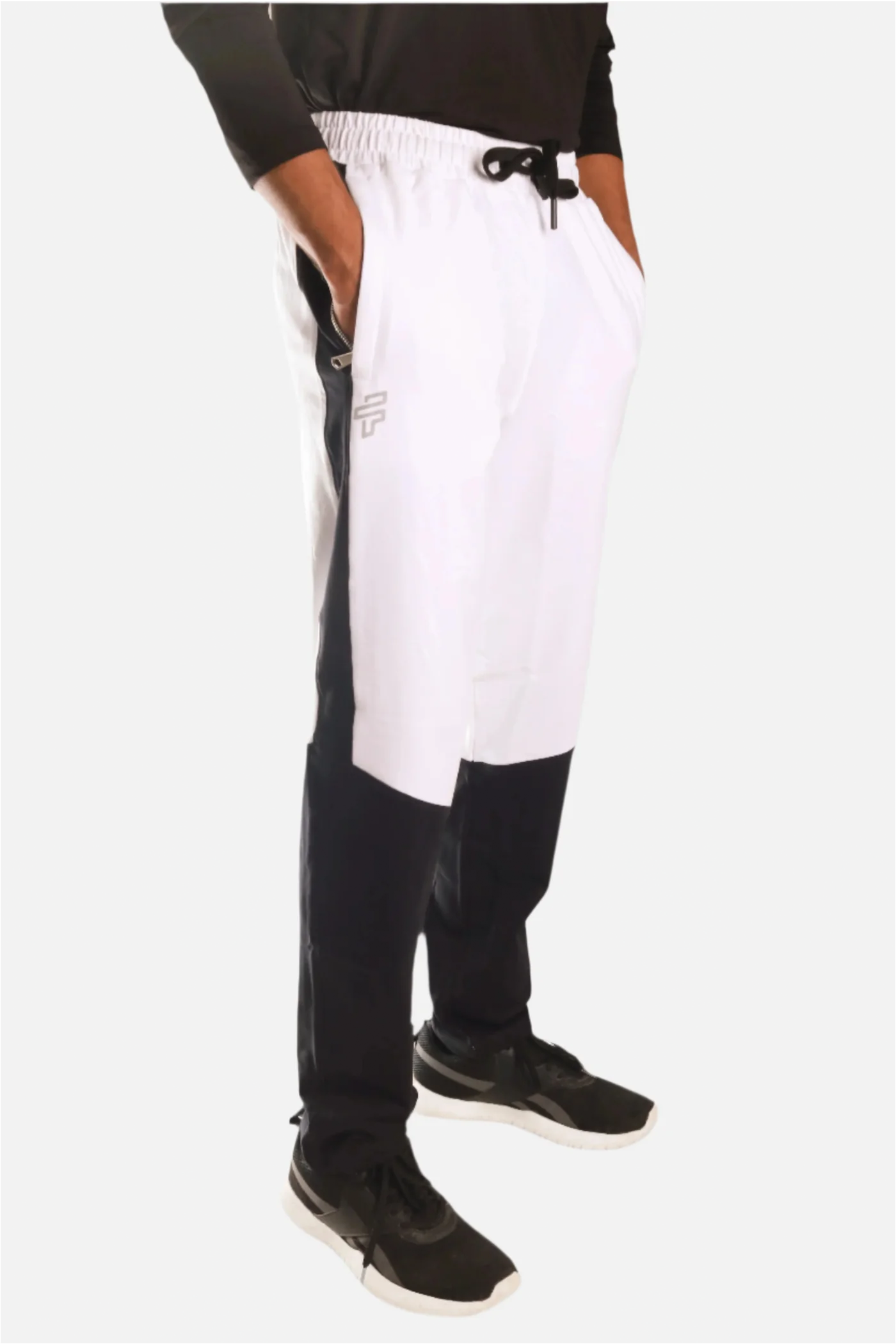 Black Stringer and Track Pants