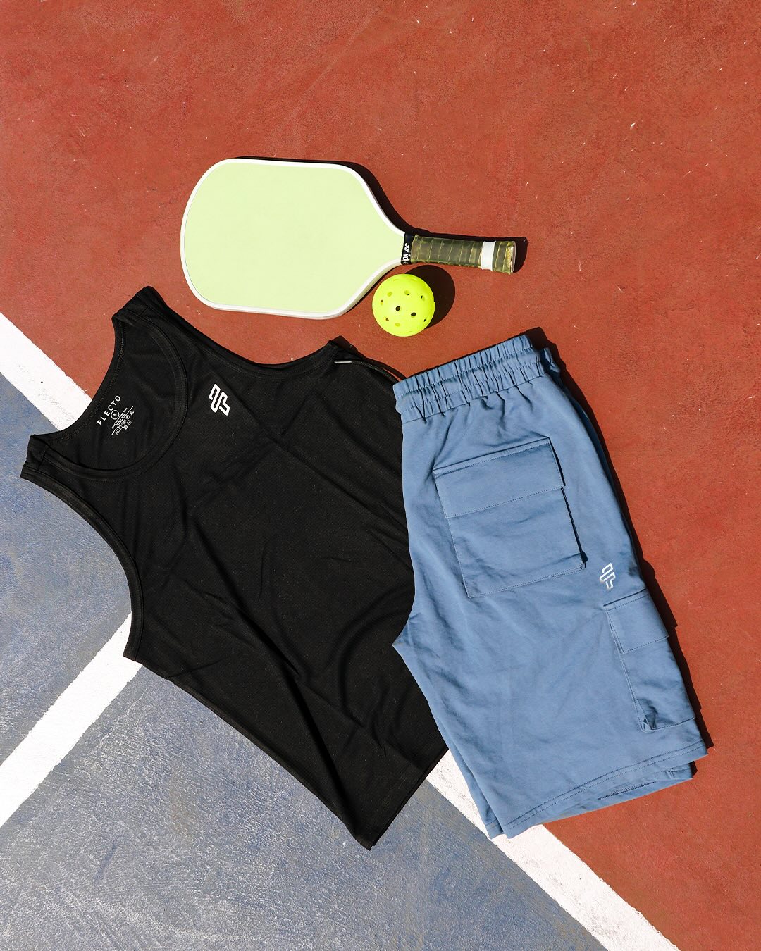 Top and shorts combo designed for training and everyday active wear