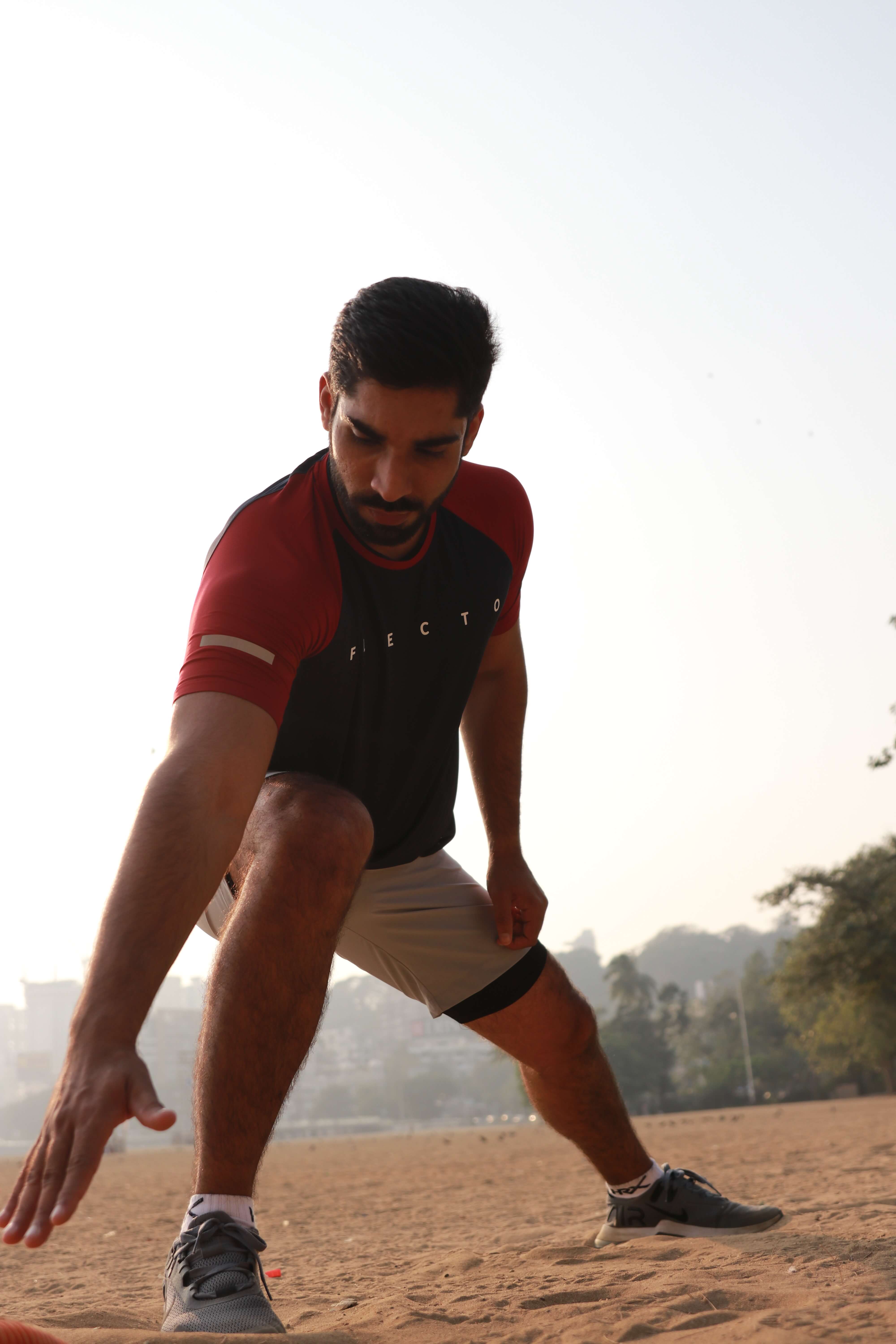 Flecto workout t-shirt with breathable fabric and athletic fit