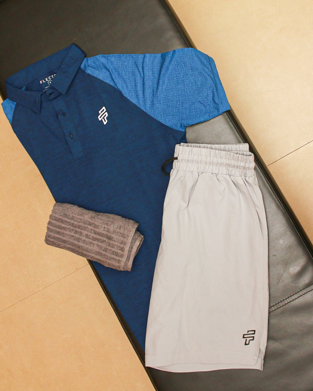 Polo T-shirt and shorts combo designed for performance and everyday comfort