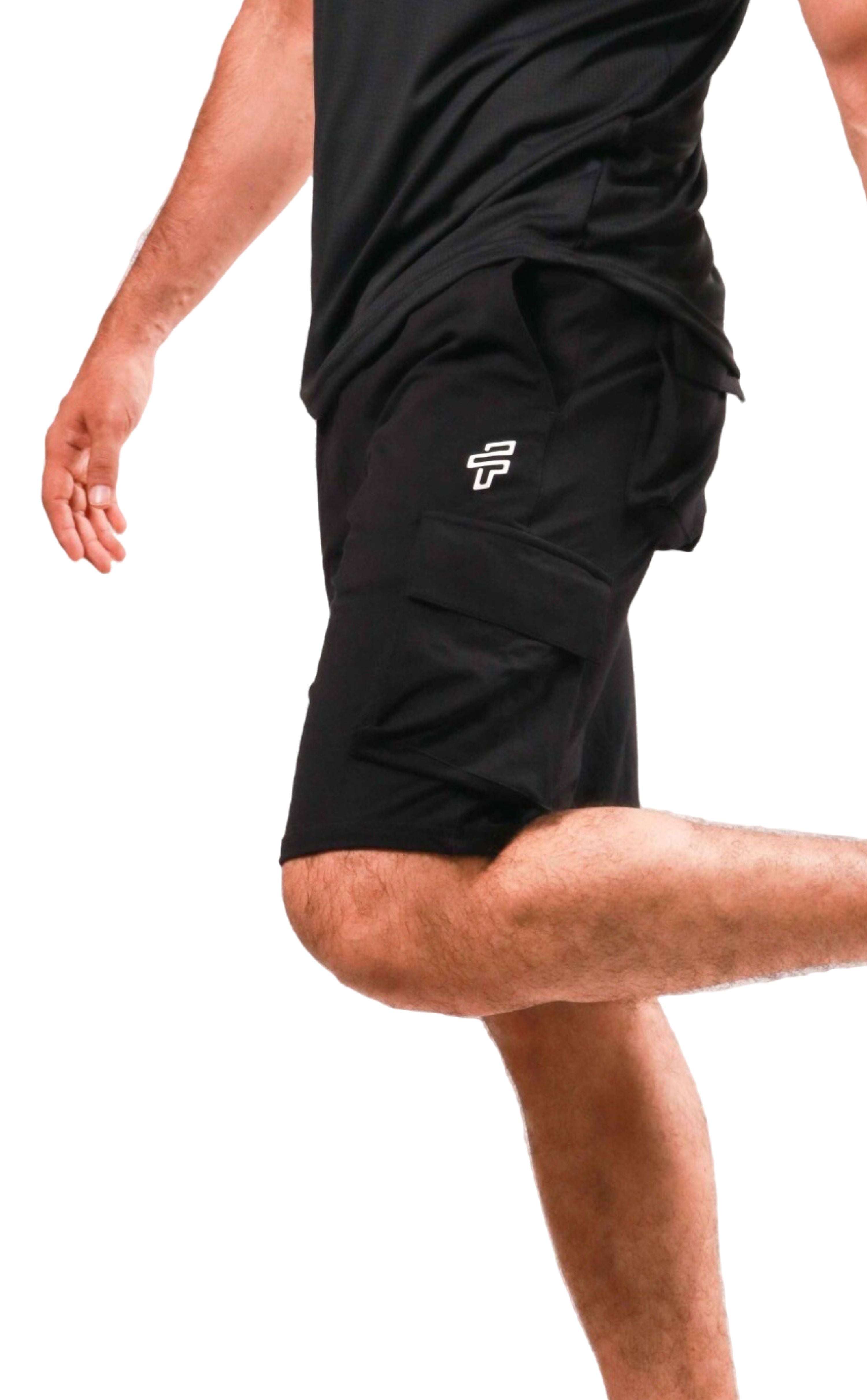 Cargo Lifestyle Shorts - Black - Flecto