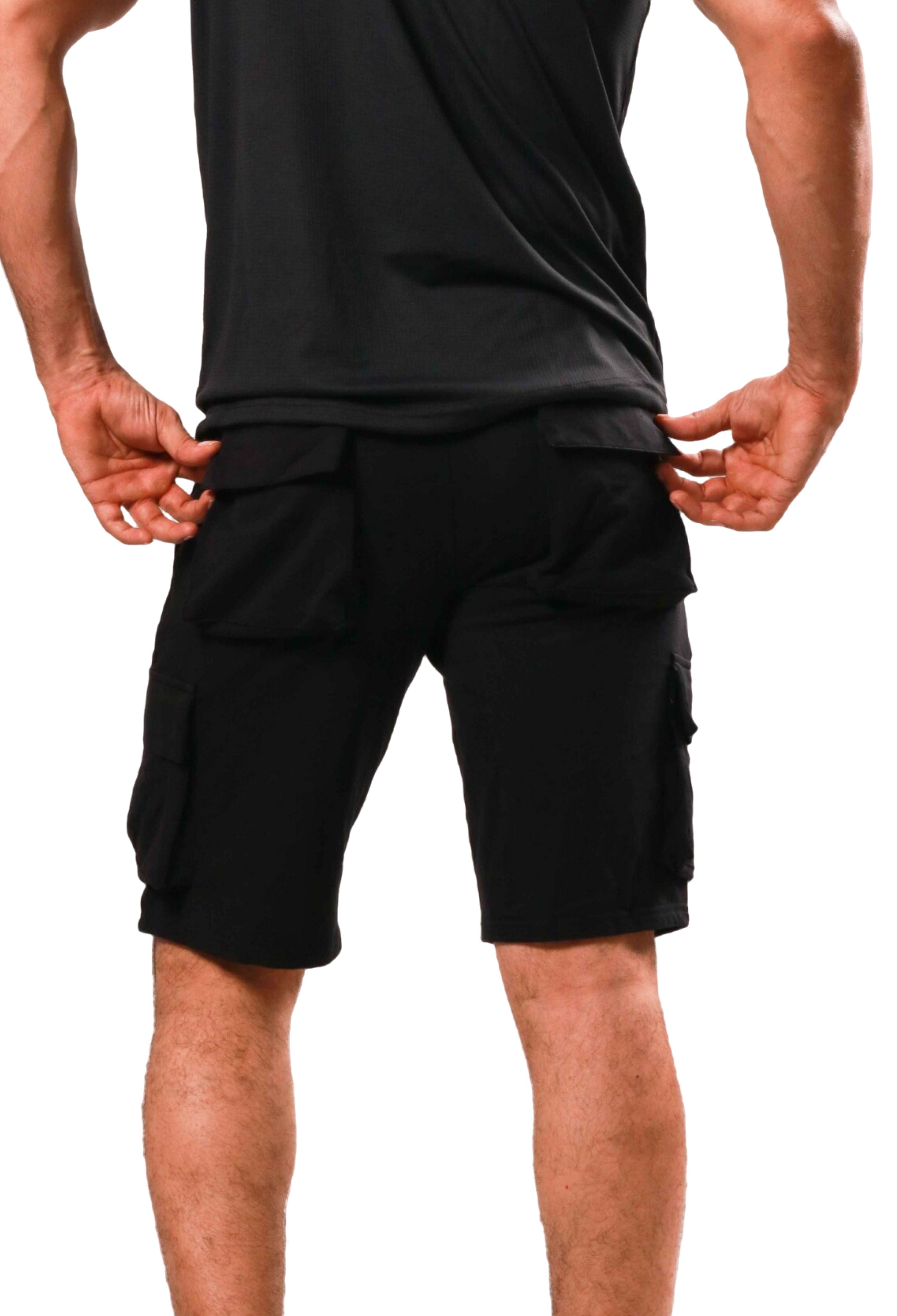 Cargo Lifestyle Shorts - Black - Flecto