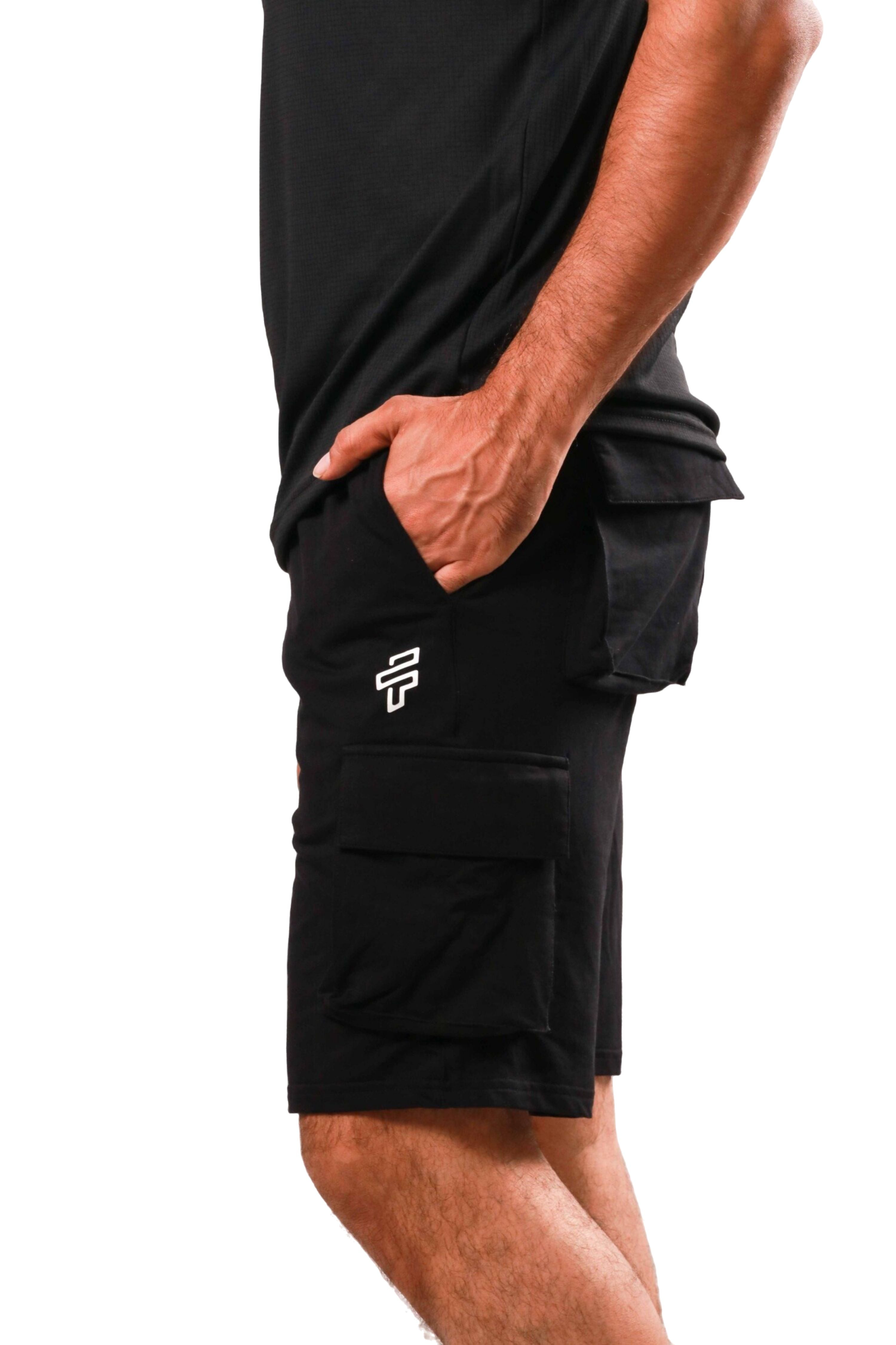 Cargo Lifestyle Shorts - Black - Flecto
