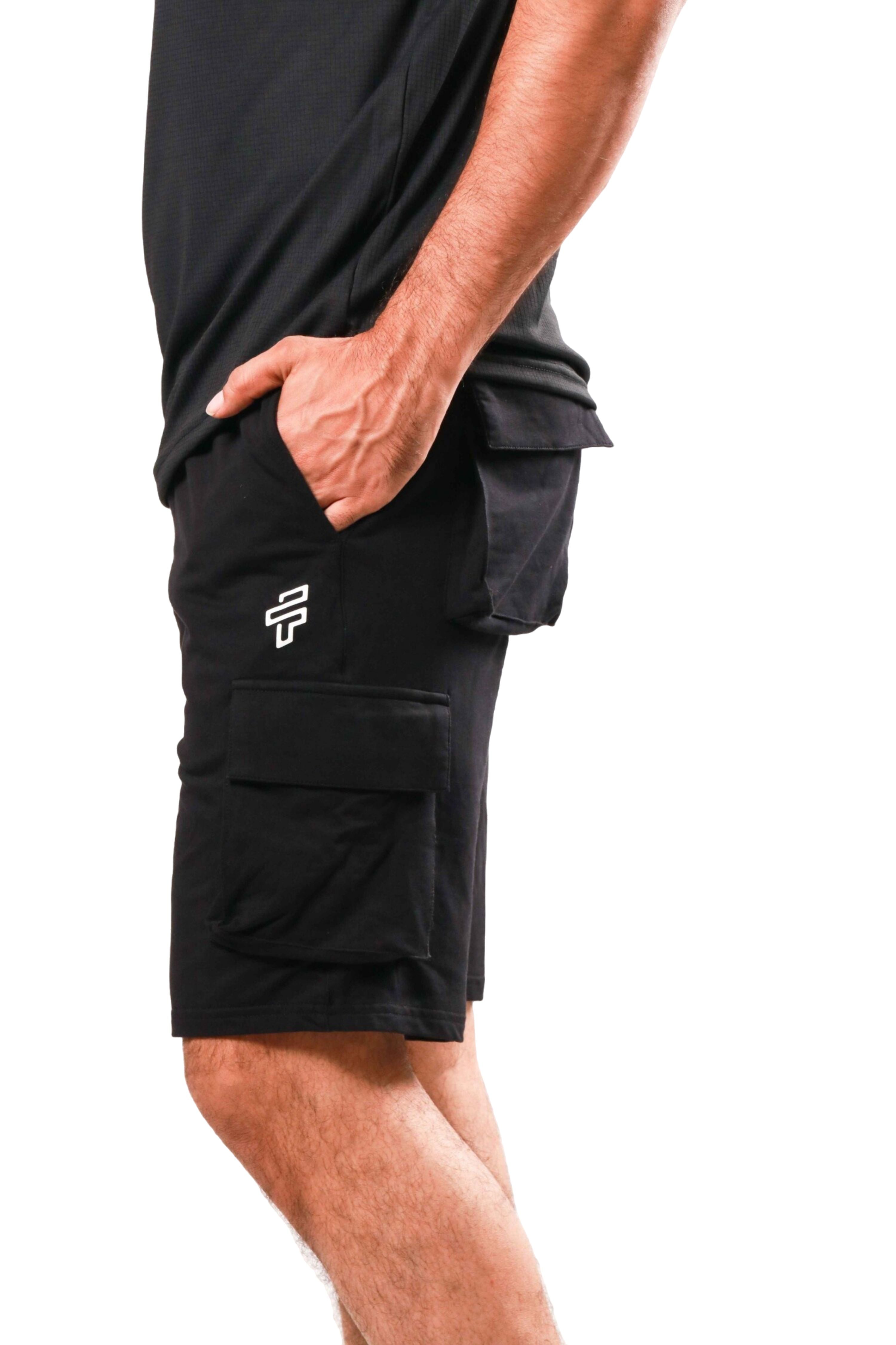 Cargo Lifestyle Shorts - Black - Flecto