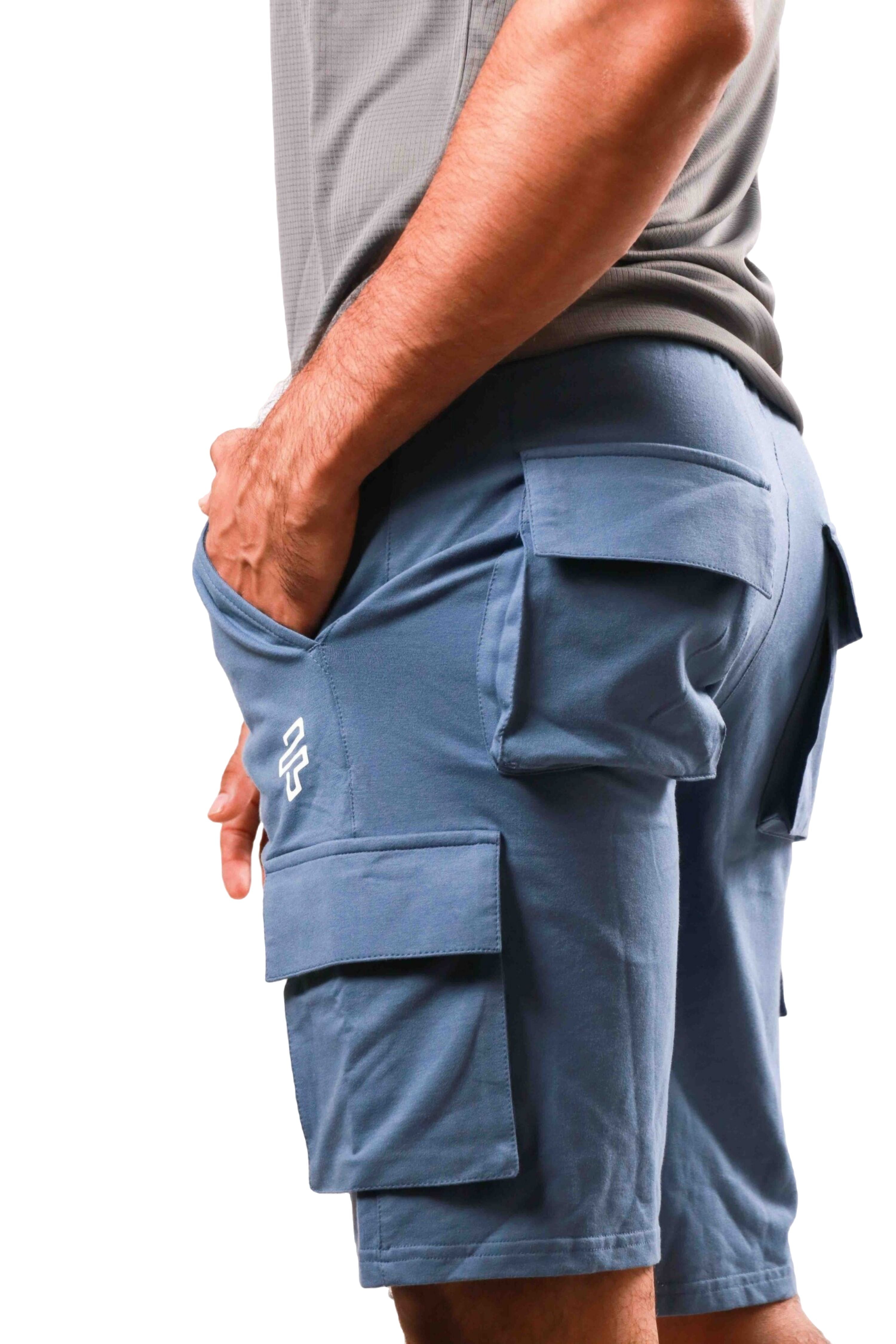 Cargo Lifestyle Shorts - Denim - Flecto