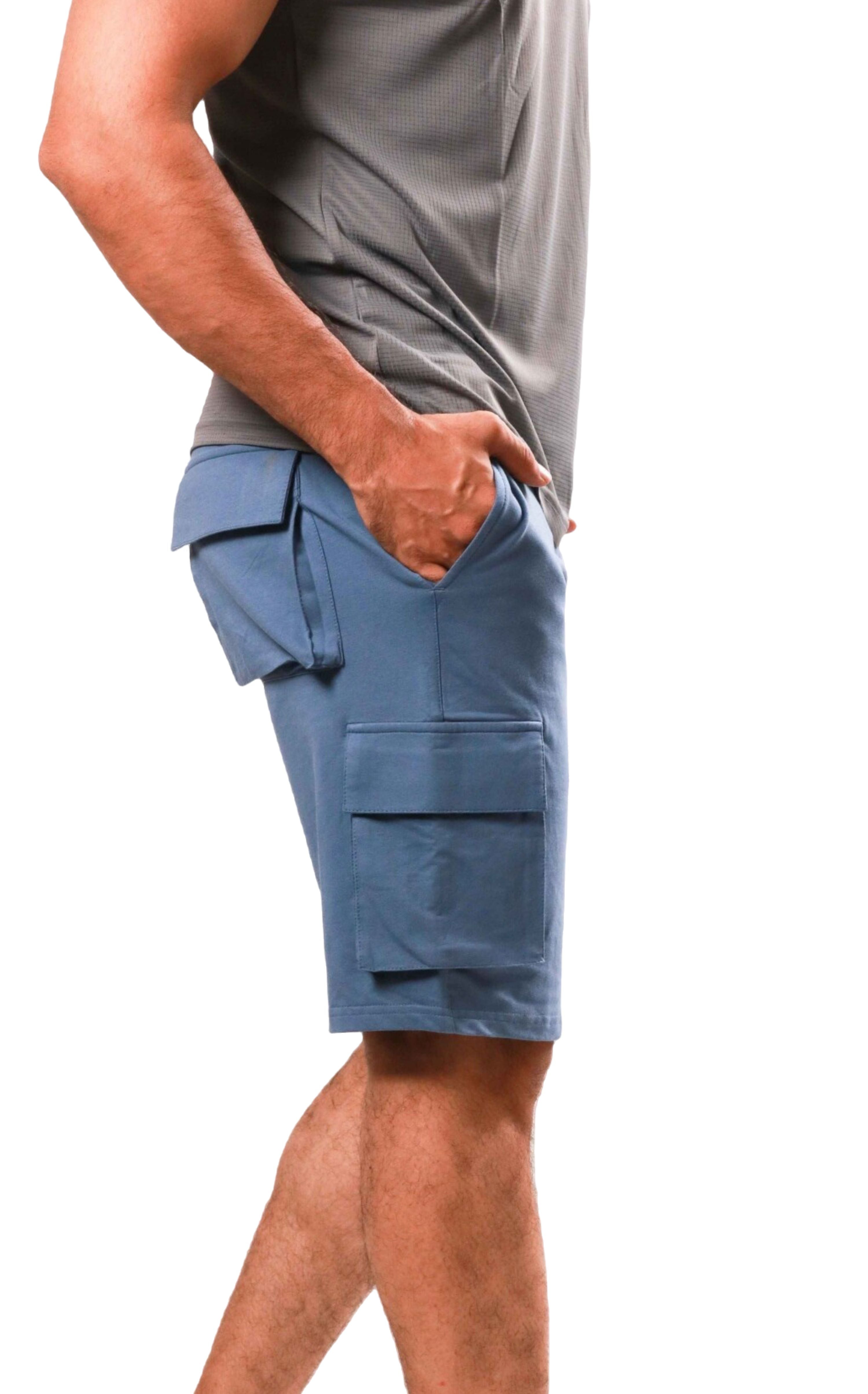 Cargo Lifestyle Shorts - Denim - Flecto