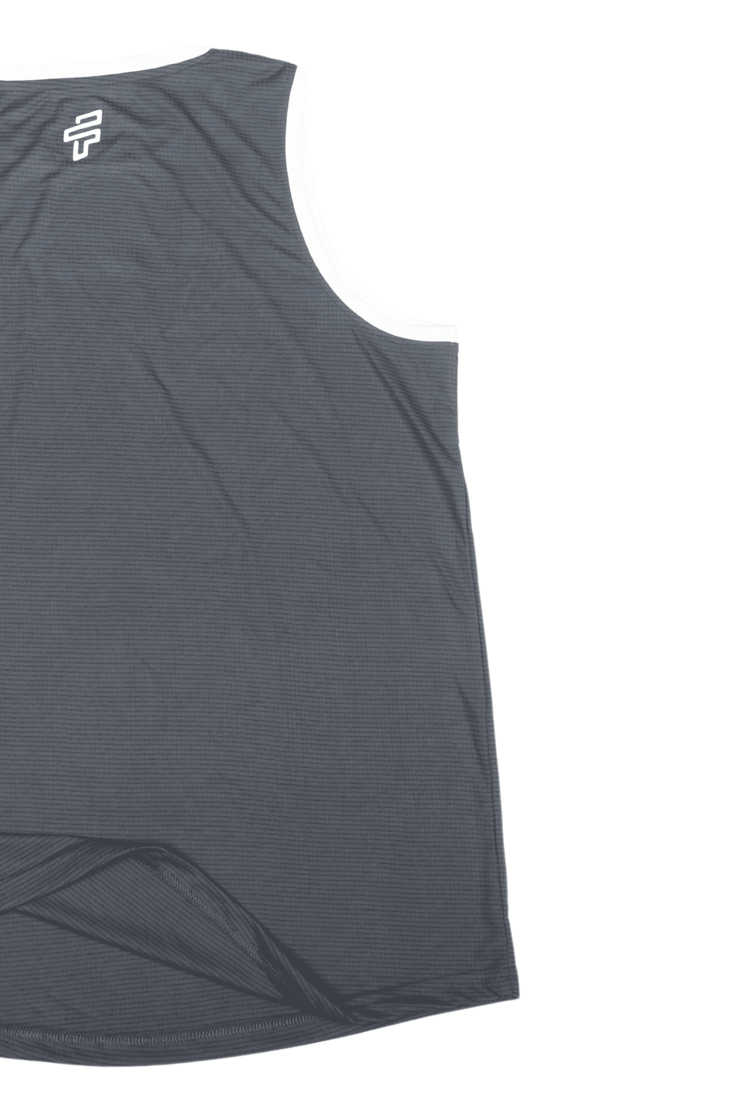 Contrast Trim Tank Top - Graphite - Flecto