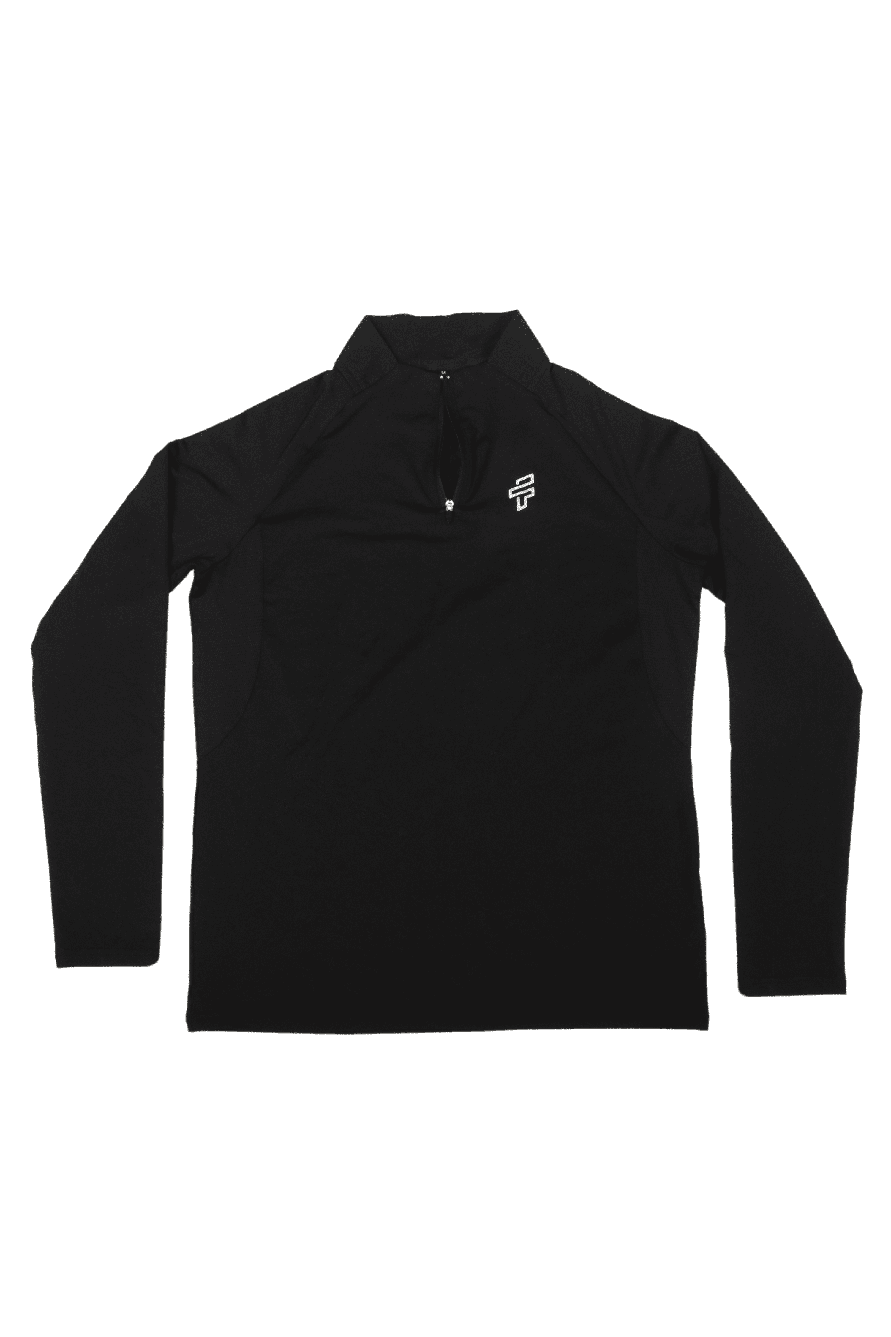 Men wearing black training tshirt with muscle-fit silhouette during workout