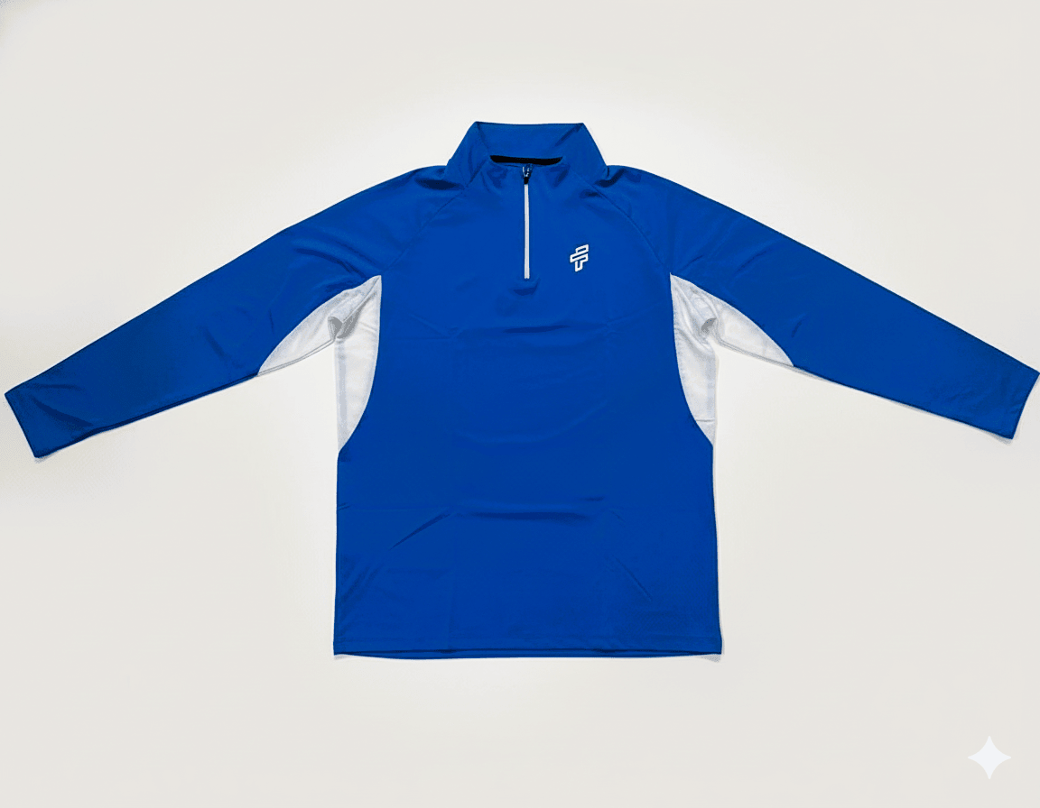 High Neck Full Sleeve Training Tshirt - Scuba - Flecto