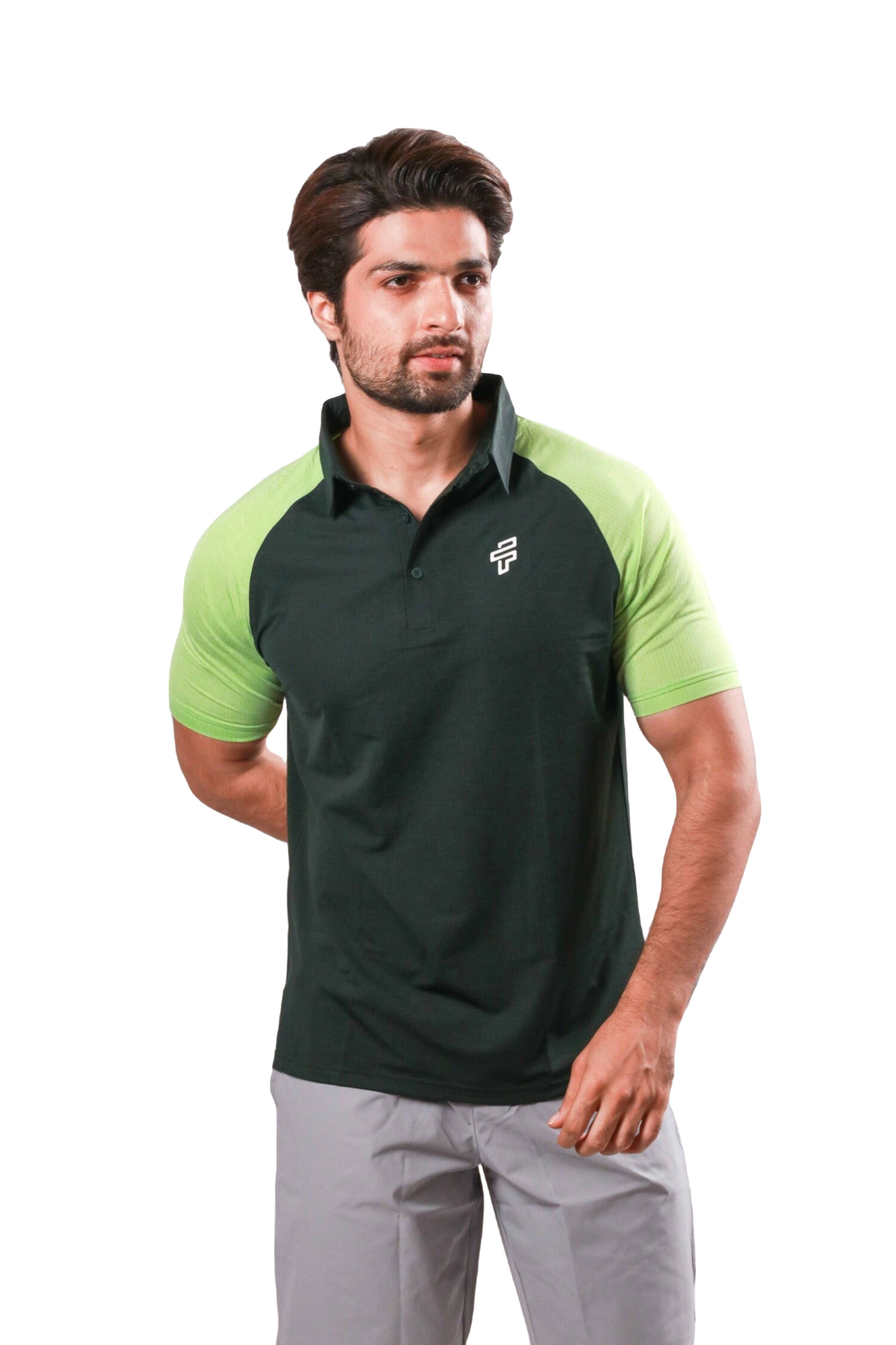 Performance Polo - Olive/Lime - Flecto