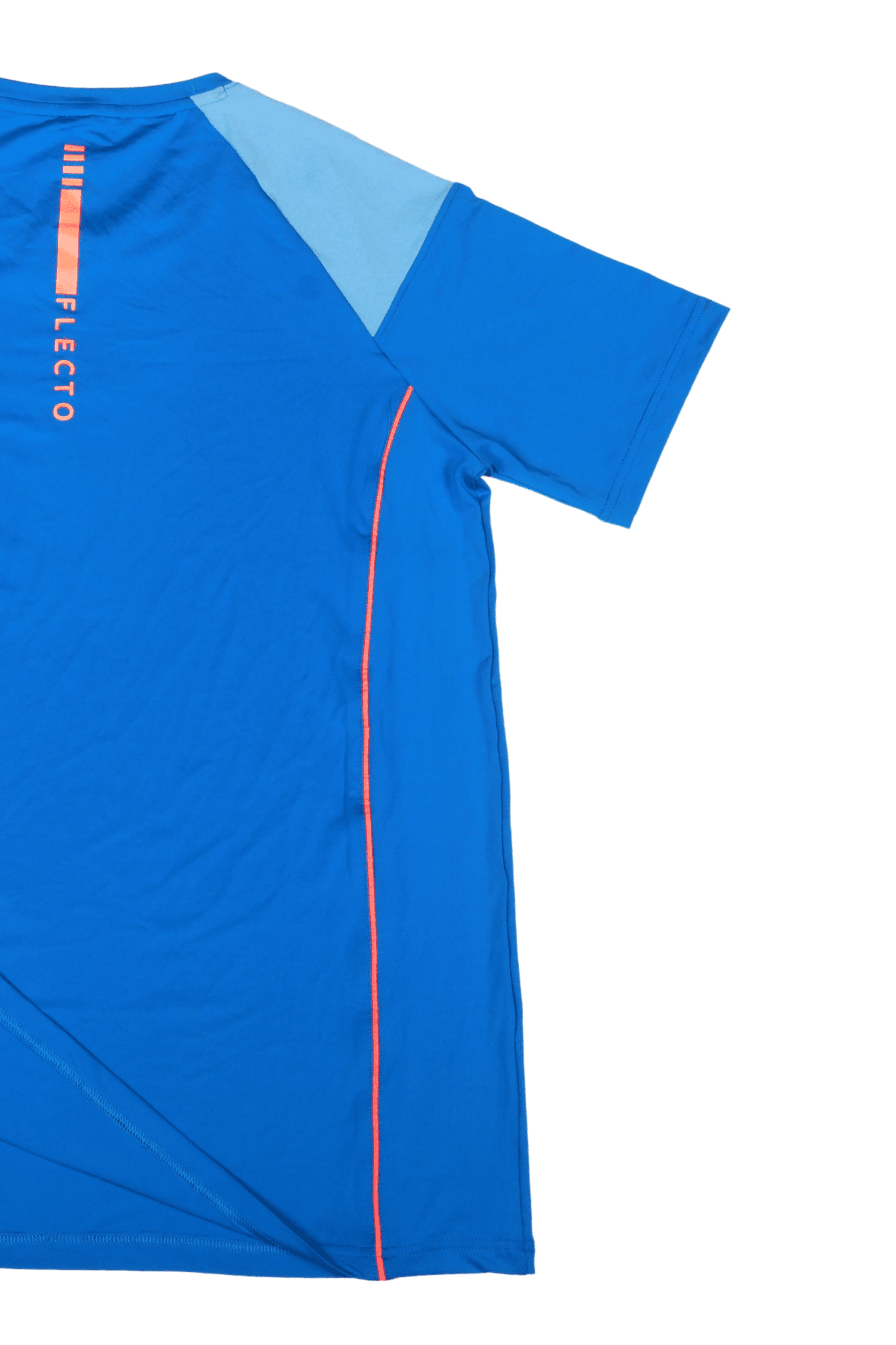 Scuba and dusk blue performance tee built for gym workouts and running