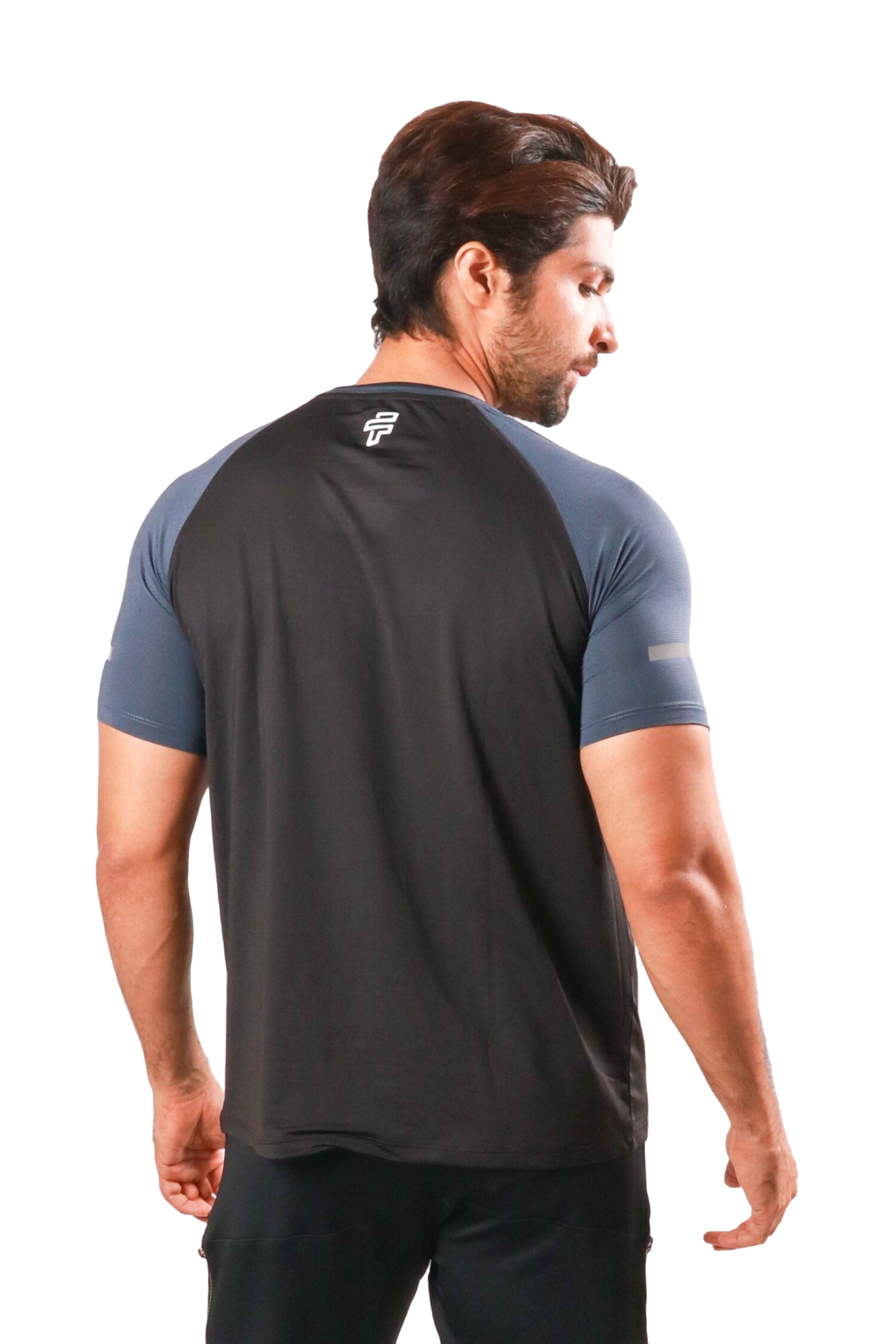 Raglan Jersey - Black/Gun Metal - Flecto