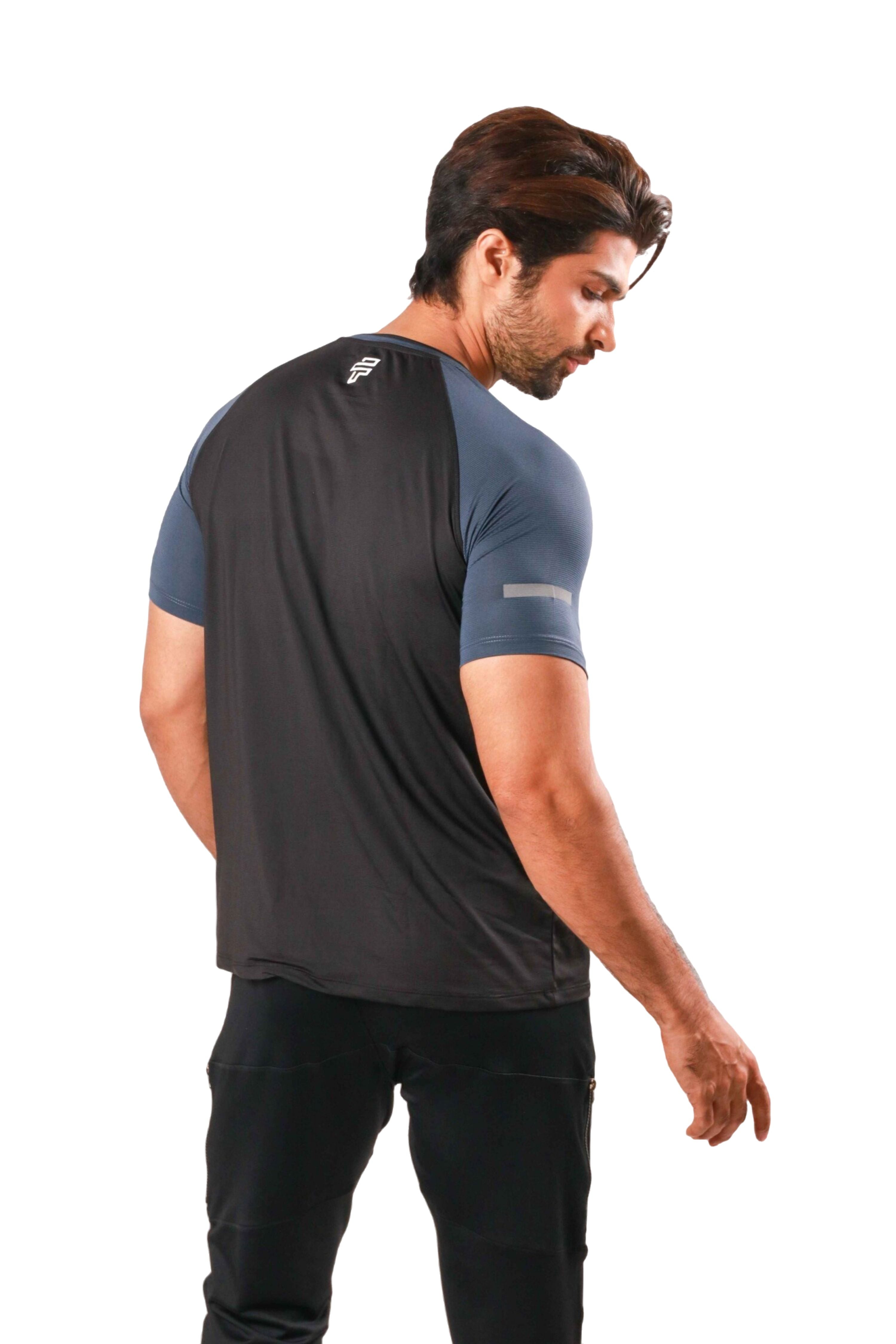 Raglan Jersey - Black/Gun Metal - Flecto