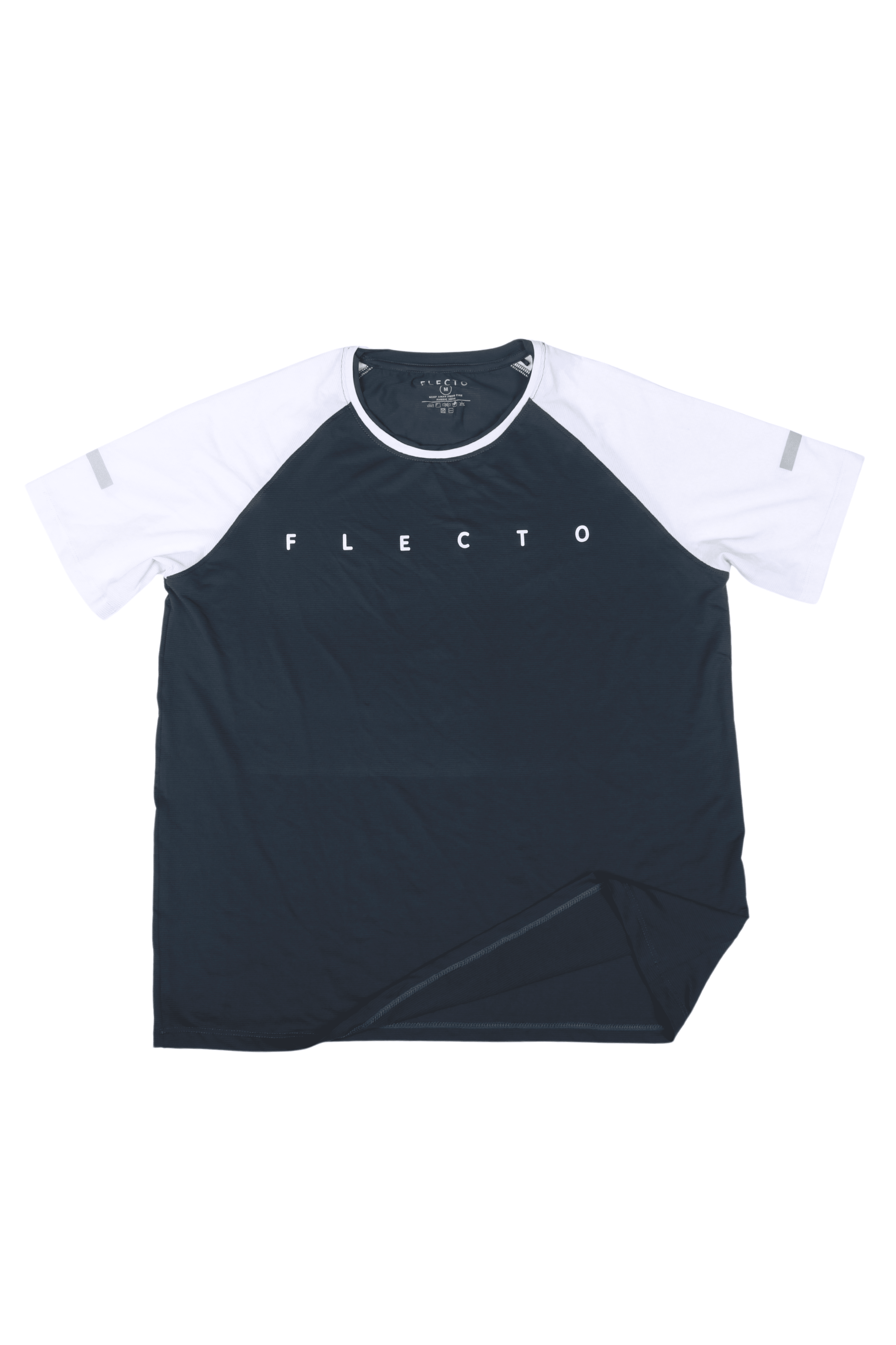 Raglan Jersey - Gun Metal/White - Flecto
