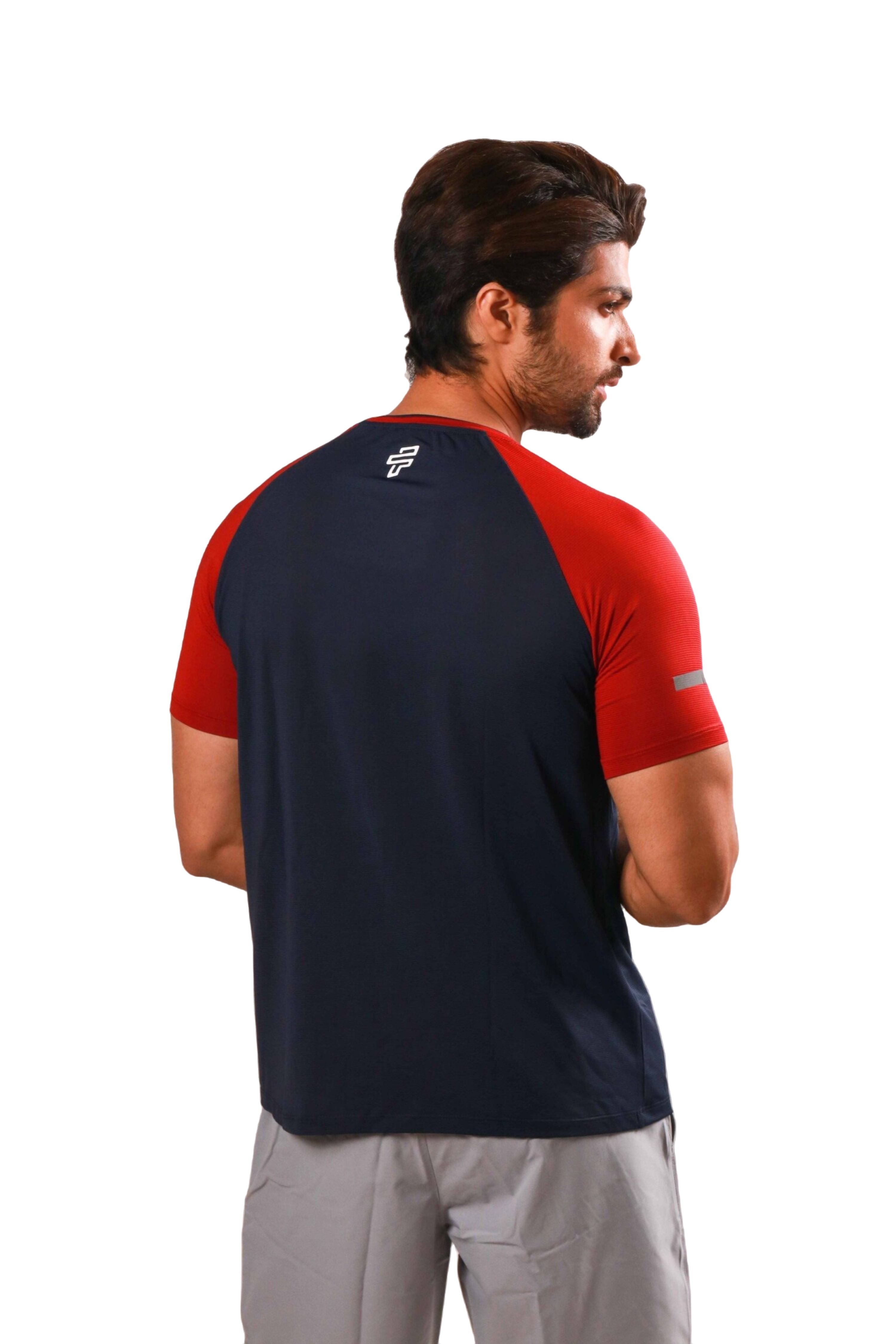 Raglan Jersey - Navy/Rust - Flecto