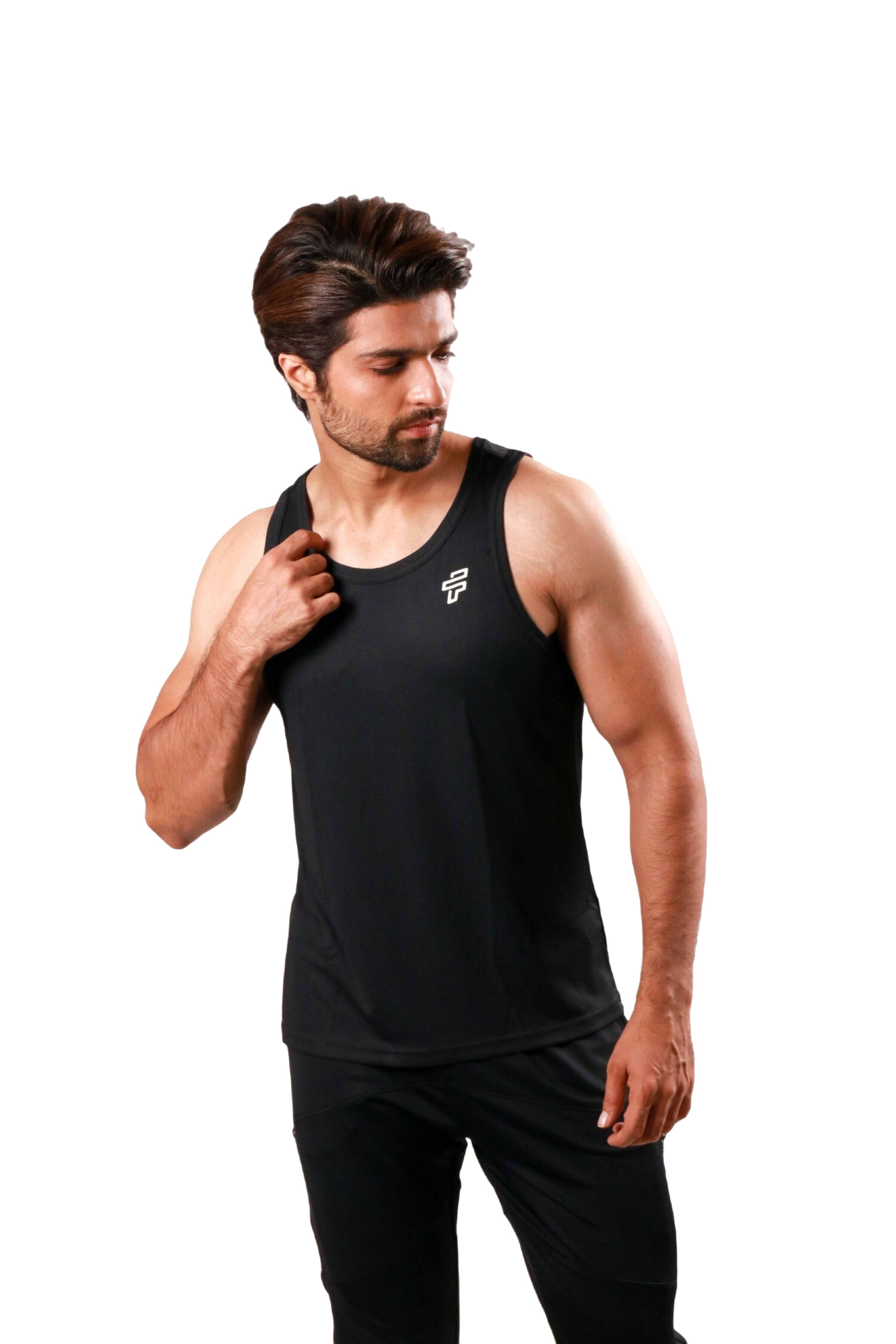 Training Singlet/Stringer - Black - Flecto