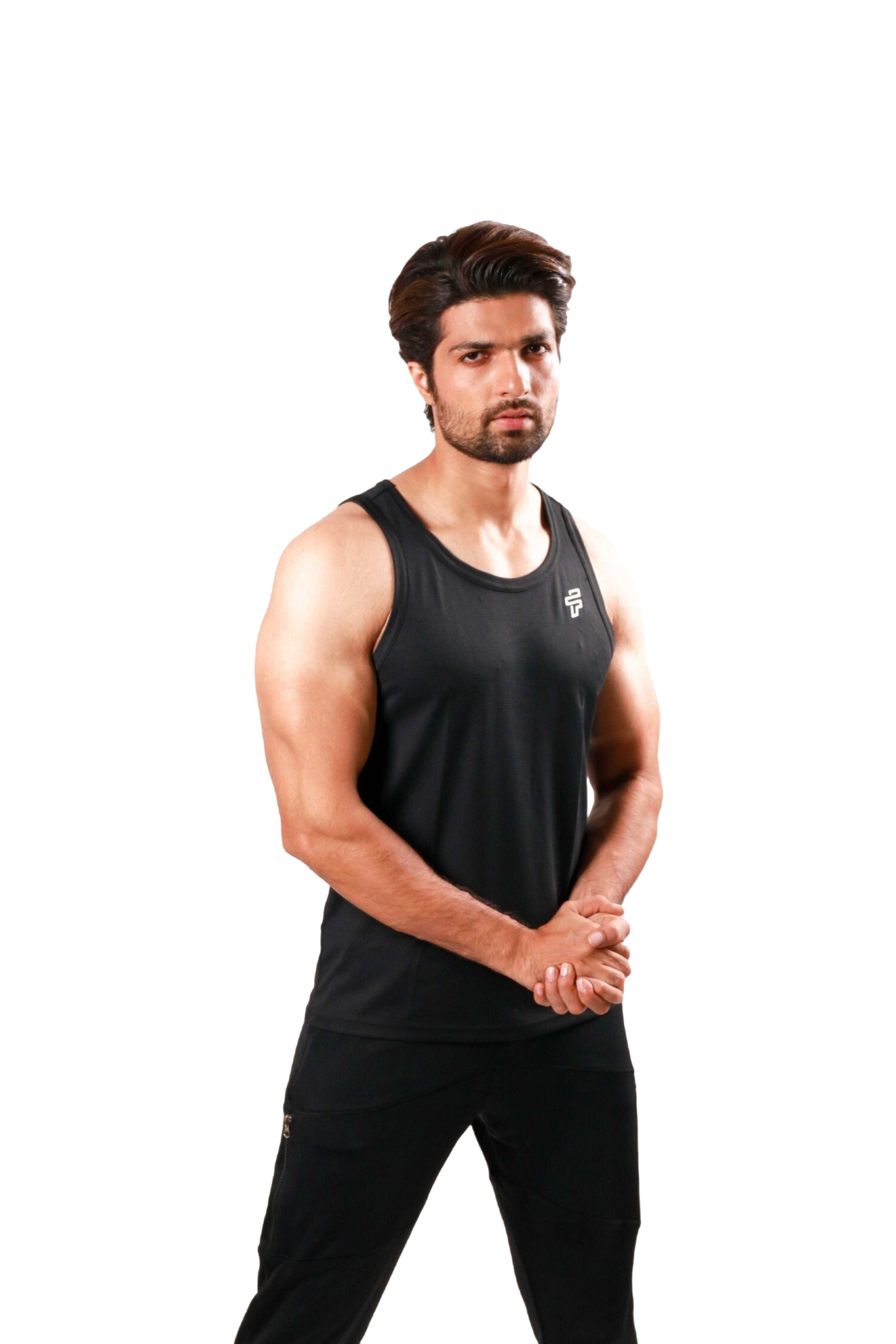 Training Singlet/Stringer - Black - Flecto