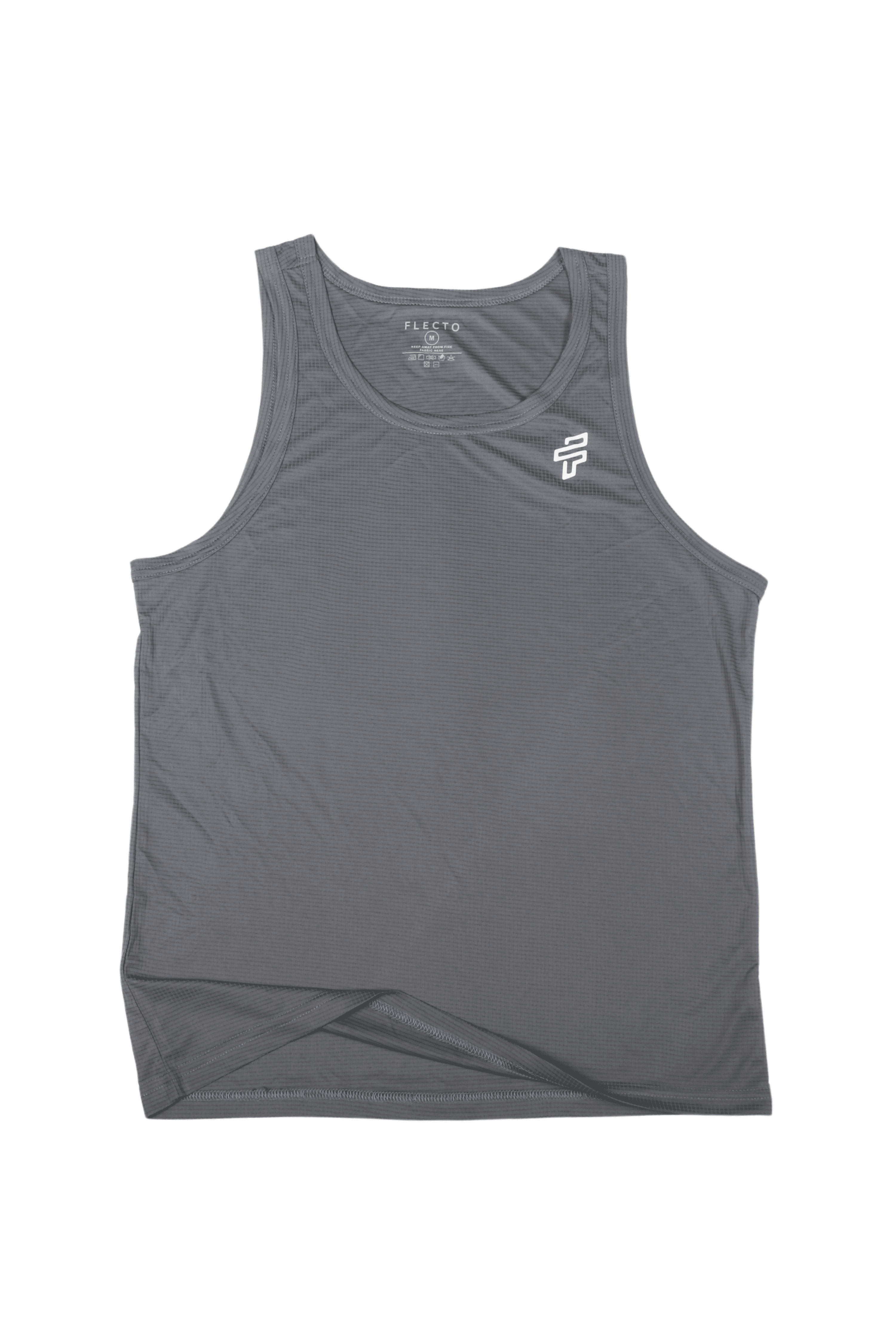 Graphite training singlet-stringer designed for lightweight and breathable gym workouts